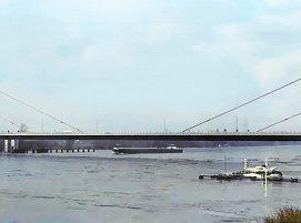 Rheinbrücke zwischen Köln und Leverkusen