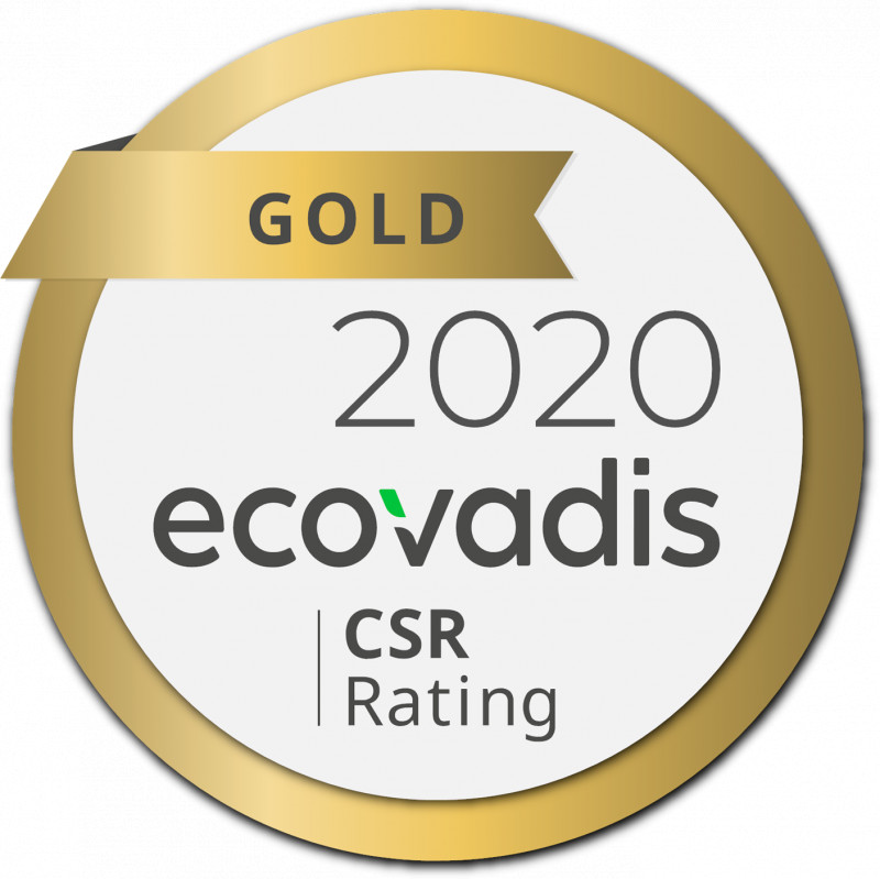 EcoVadis hat Saarstahl für die Aktivitäten im Bereich CSR eine Goldmedaille verliehen - Foto: Saarstahl