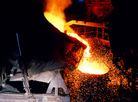 Stahlproduktion in Hofors