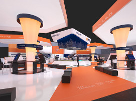 3D-Darstellung des Stands von Primetals Technologies auf der METEC 2019 in Düsseldorf