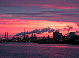 Tata Steel IJmuiden skyline
