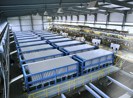 Zellensaal mit rund 100 MW installierte Elektrolyse-Kapazität