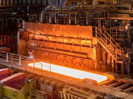Warmbandwerk von thyssenkrupp Steel am Standort Duisburg