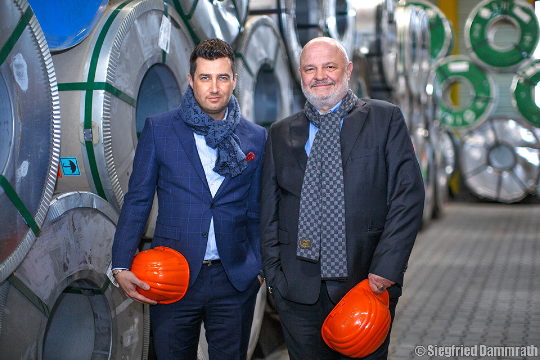 Navid Thielemann (links) und Michael Lang - Photo: Overseas Logistic Services GmbH