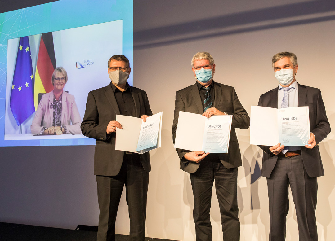 20201029 thyssenkrupp Carbon2Chem Übergabe Förderbescheid