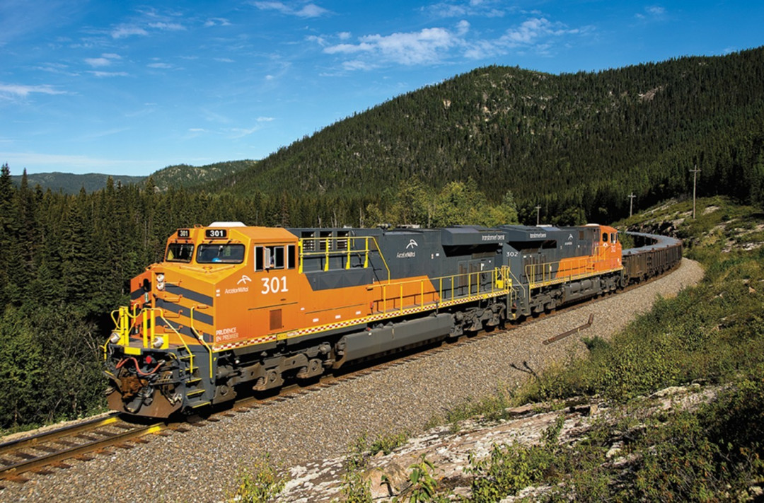 Zug und Eisenbahn der ArcelorMittal Infrastructure Canada G.P. - Foto © CNW Group/ArcelorMittal Exploitation minière Canada s.e.n.c.