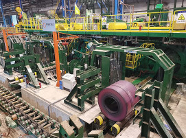 Die von Primetals Technologies gelieferte Arvedi-ESP-Anlage Nr. 5 bei Rizhao Steel in China