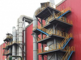 WESP-Filtertürme von Primetals Technologies für die BOF- (LD-)Konverter 1 und 2 bei Changzhou Eastran Special Steel Co., Ltd.