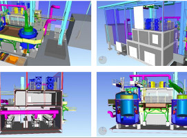 Maßgeschneiderte Lösungen für bestehende Anlagenumgebungen können mit 3D-Simulationen geplant und optimiert werden.