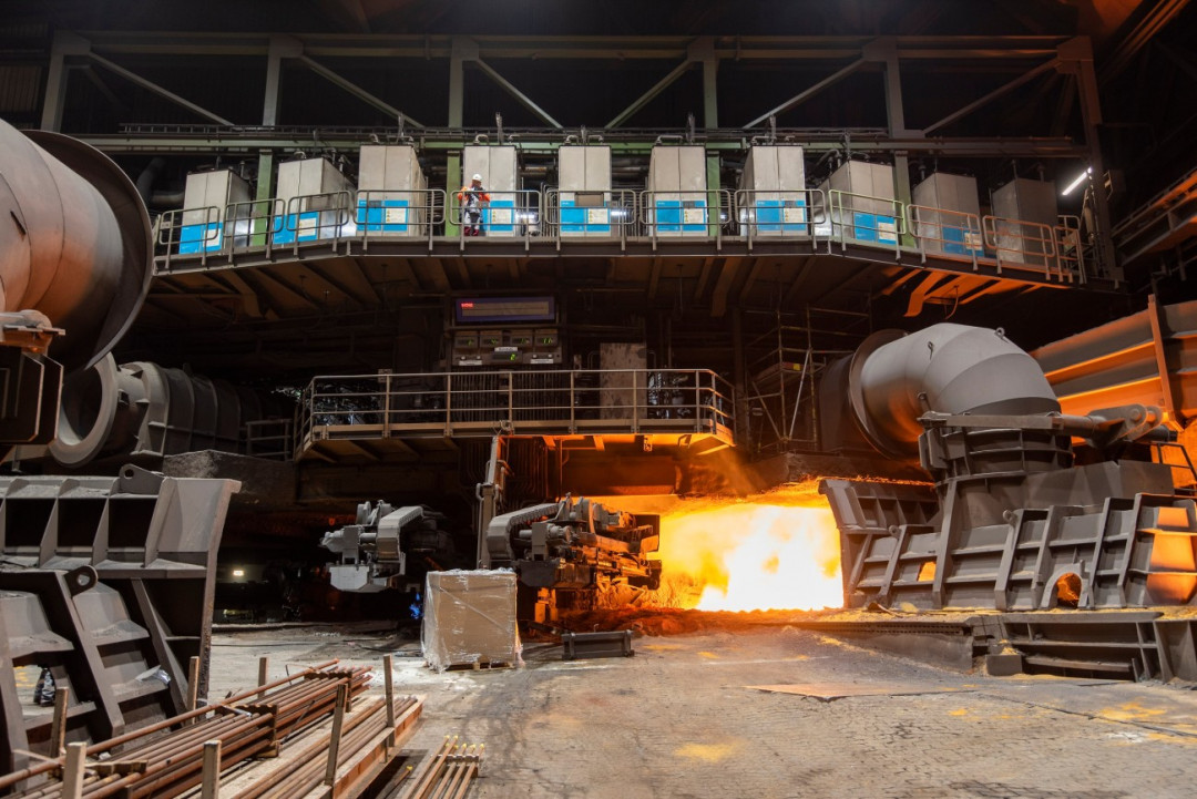 Gießbühne des Hochofens Schwelgern 1 - Photo: thyssenkrupp Steel Europe