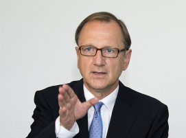 Hans Jürgen Kerkhoff, Präsident und Hauptgeschäftsführer der Wirtschaftsvereinigung Stahl und Vorsitzender des Stahlinstituts VDEh