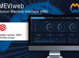 Red Dot Design Winner 2021: MEVIweb, die hausintern entwickelte Steuer- und Regelungssoftware der IMS Messsysteme GmbH