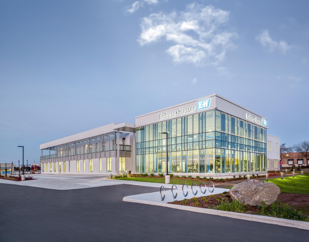 Das neue Kunden- und Schulungszentrum von Endress+Hauser im kanadischen Burlington/Ontario ist eines der „grünsten“ Gebäude im Land - Photo: Endress+Hauser Group Services AG