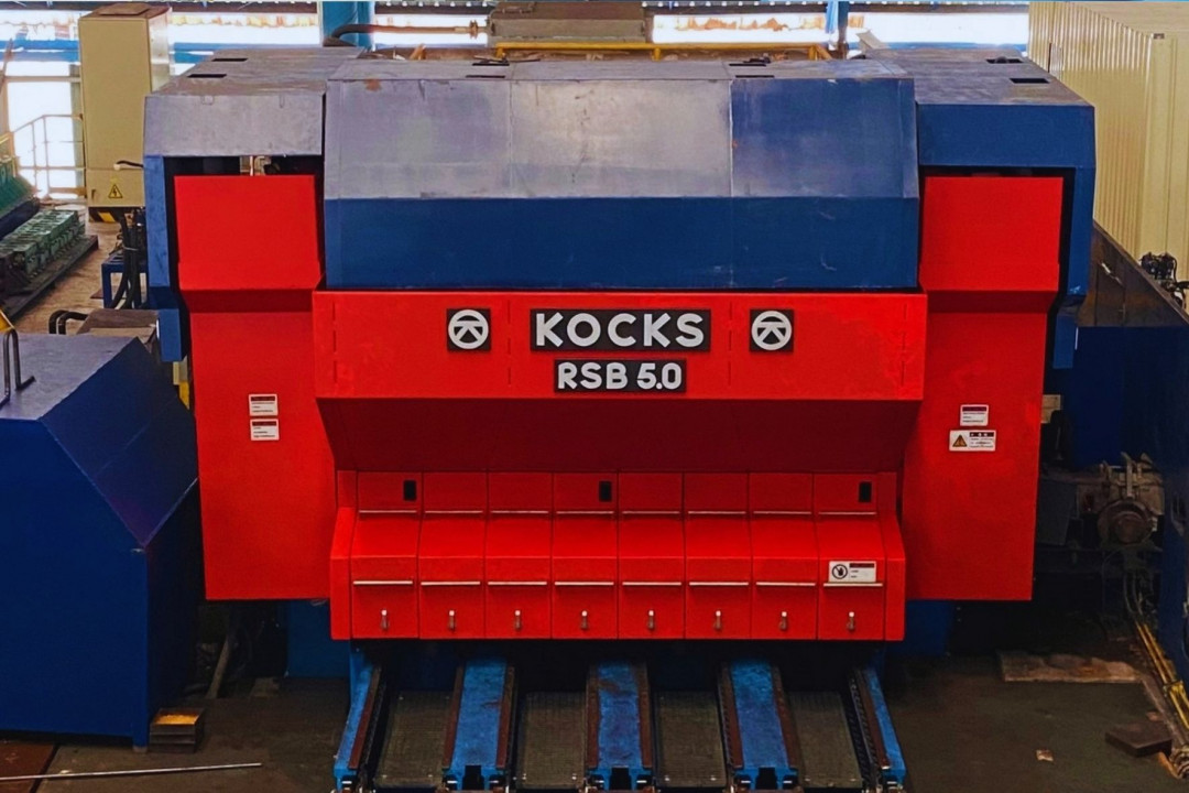 RSB® 370++/4 als Fertigblock nach 21 Gerüsten in H/V-Walzwerksanordnung - Photo: Friedrich KOCKS GmbH & Co KG