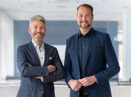 Prof. Christian Doetsch (l.) und Prof. Manfred Renner leiten ab August 2022 als Doppelspitze das Fraunhofer-Institut für Umwelt-, Sicherheits- und Energietechnik UMSICHT.