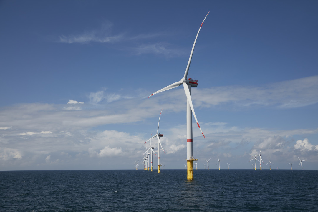 Symbolbild Offshore-Windpark Hohe See - Photo: EnBW / Rolf Otzipka