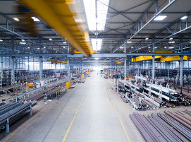 Auf mehr als 100.000 Quadratmetern hält Hoberg & Driesch Stahlrohre für seine Kunden bereit