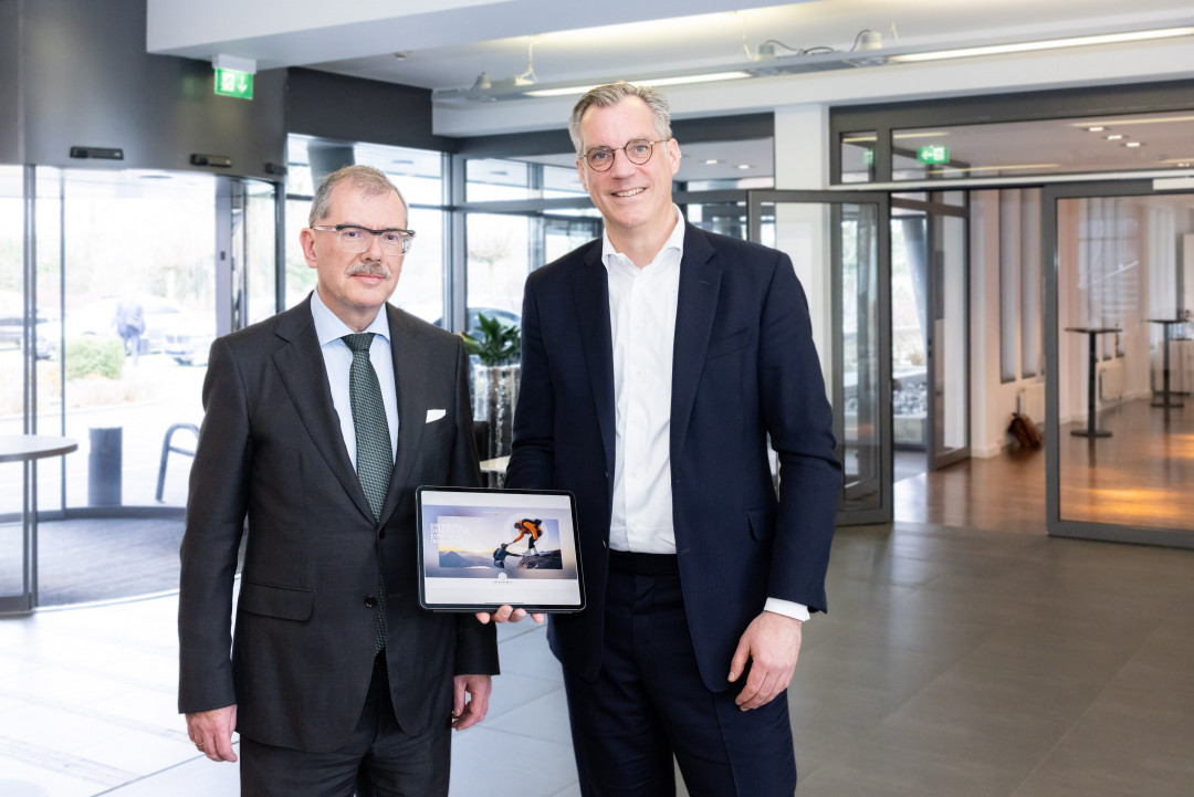 Vorstand Finanzen Burkhard Becker  (links) und Vorstand Vorsitzender Gunnar Groebler (rechts) - Photo: Salzgitter AG