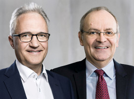 Hans Ferkel (links) und Thomas Hansmann (rechts)).