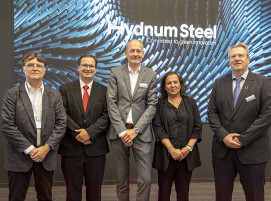 Vertreter von Hydnum Steel und Primetals Technologies