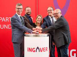 Einblick in die neue Leitwarte der INGAVER GmbH von ArcelorMittal Bremen und swb Erzeugung