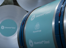 CO2-reduzierter Stahl für die Produktion von bluemint® powercore® von thyssenkrupp Electrical Steel: Wichtiger Baustein für die Dekarbonisierung der Energiewirtschaft.