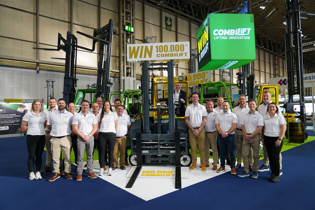 100,000th Combilift at IMHX - Combilift Team