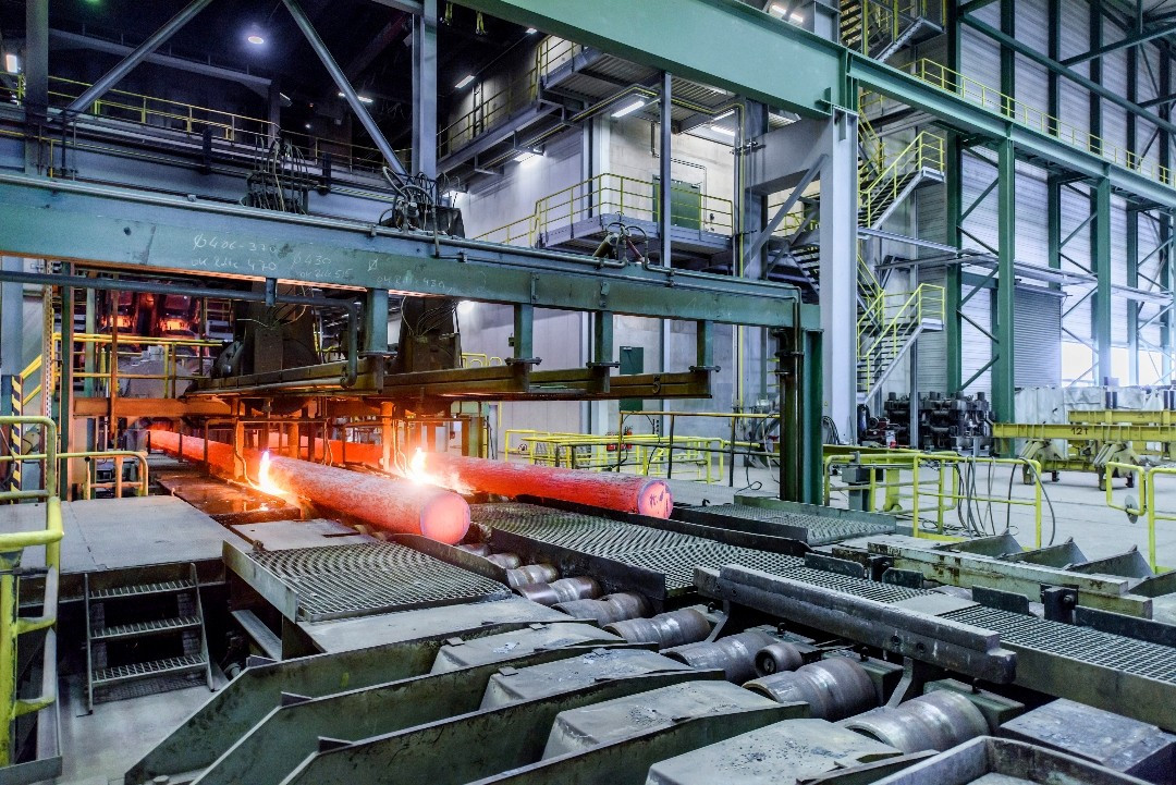 Strangießanlage Stahlwerk Bous