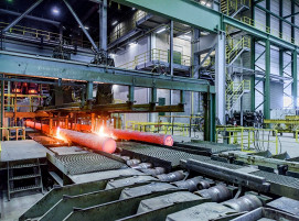 Strangießanlage Stahlwerk Bous