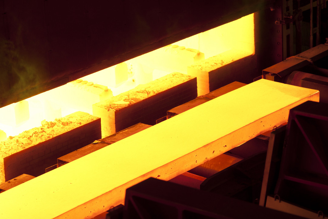 Flat product reheating