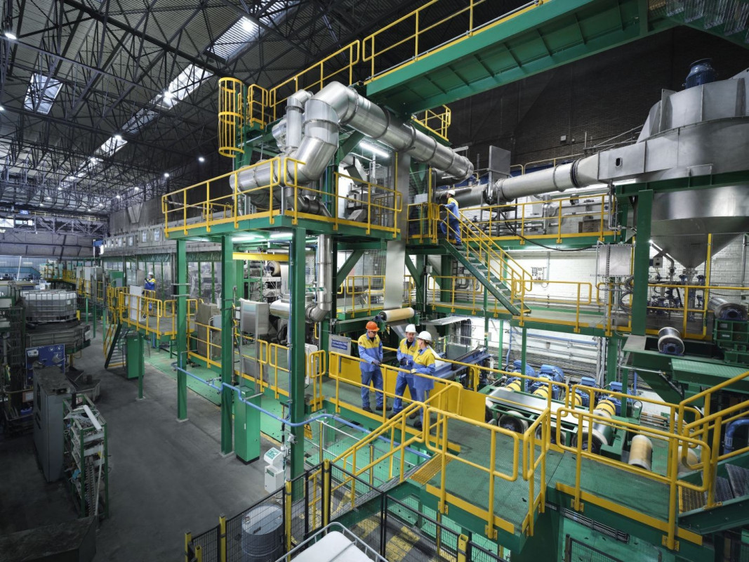 Die eue Produktionslinie für nachhhaltige Lebensmittelverpackungen - Bild: Tata Steel Nederland