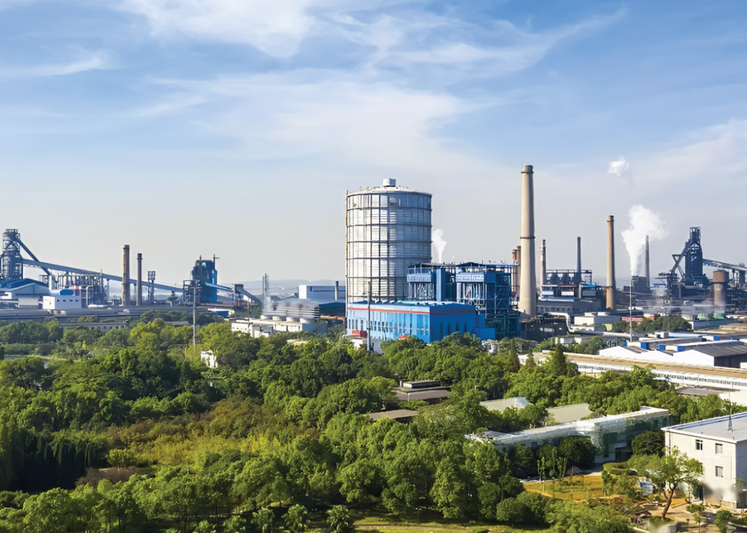 Außenansicht des Stahlwerks Xiangtan Iron and Steel - Photo: Primetals Technologies, Limited