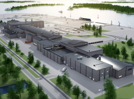 Illustration des neuen integrierten Mini-Werks in Luleå