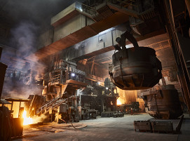 Die Stahlproduktion bei den Badischen Stahlwerken ist energieintensiv