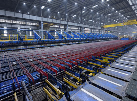 HSD®-Ausgabesystem, installiert in einer vergleichbaren Hochgeschwindigkeits-Betonstahlstraße