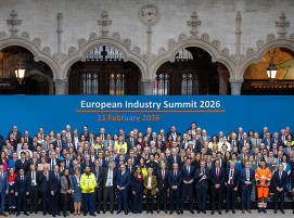 Teilnehmer des Europäischen Industriegipfels 2026 in Antwerpen