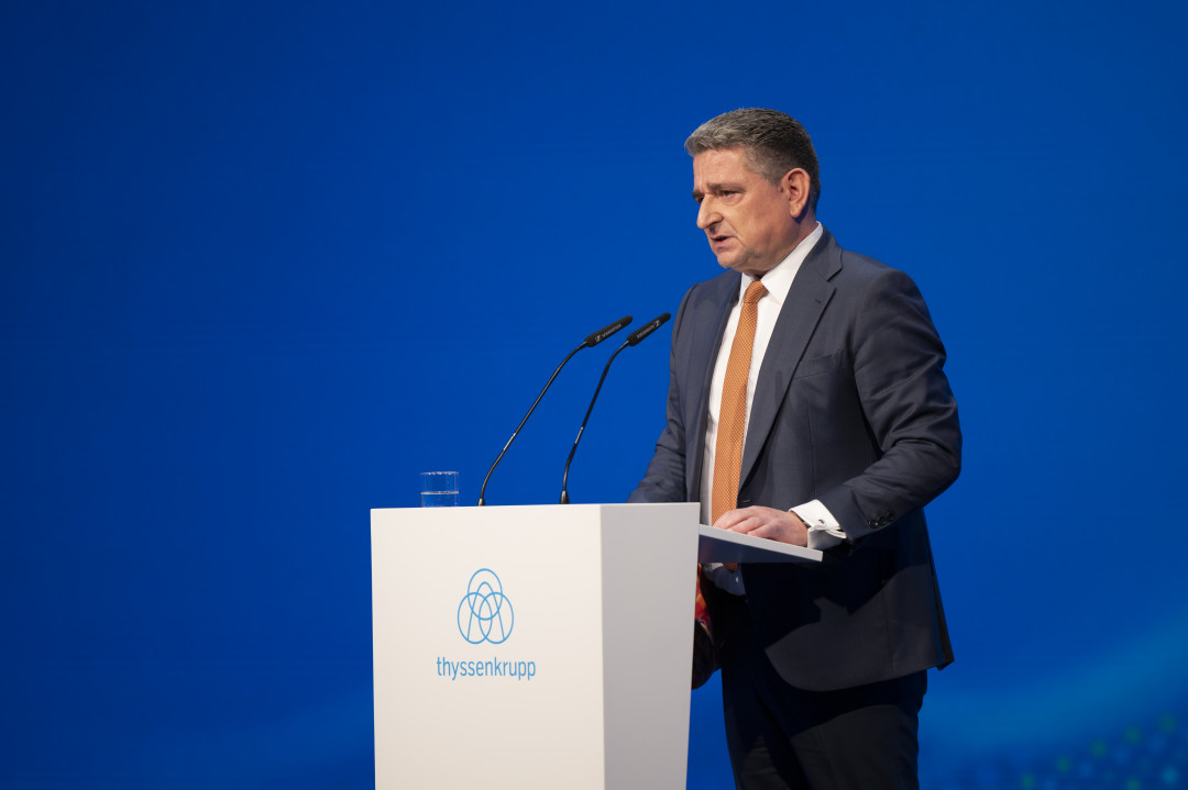 Miguel López, Vorstandsvorsitzender der thyssenkrupp AG: - Bild: thyssenkrupp AG