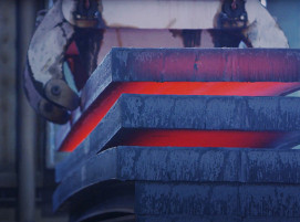 Brammen im Werk in Tornio