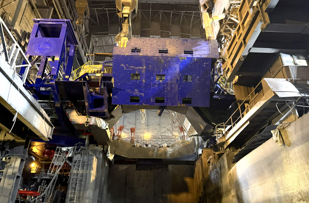 Installationsarbeiten während der Modernisierung des EAF von Çolakoğlu Metalurji durch Primetals Technologies - Photo: Primetals Technologies, Limited