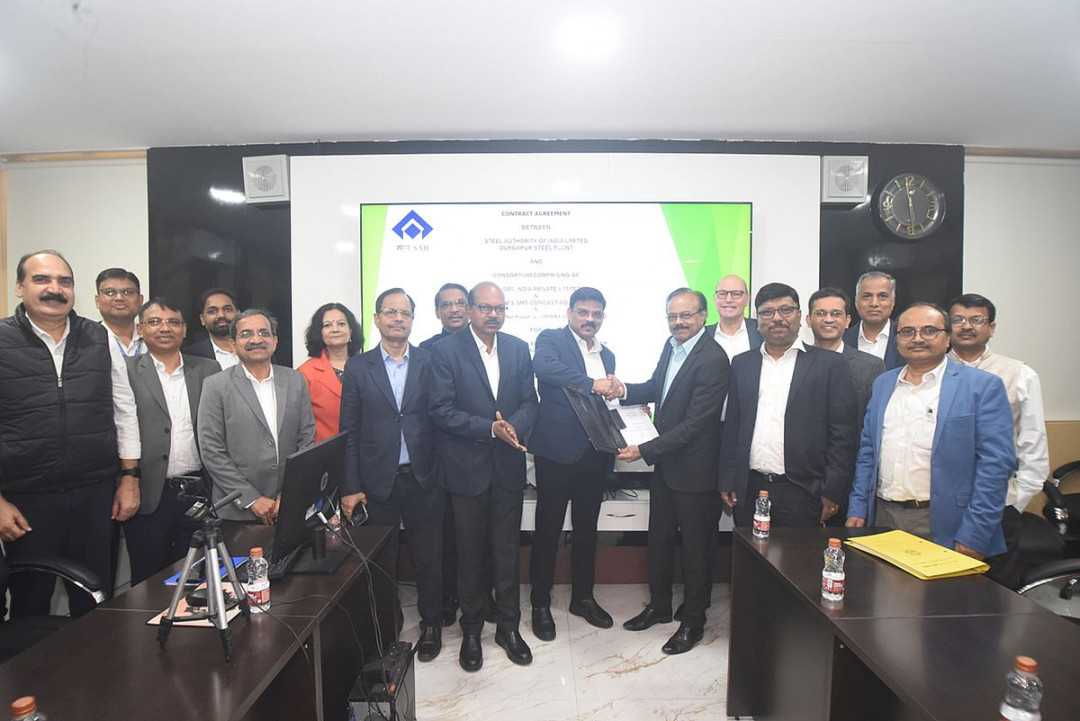 Vertragsunterzeichnung. - Photo: SMS group