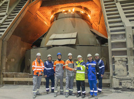 ArcelorMittal Eisenhüttenstadt (AMEH) und Primetals Technologies haben erfolgreich ein neues Aufhängesystem für den LD-Converter (BOF) Nr. 2 installiert.