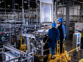 Durch Elektrolyse hergestellte Eisenplatine