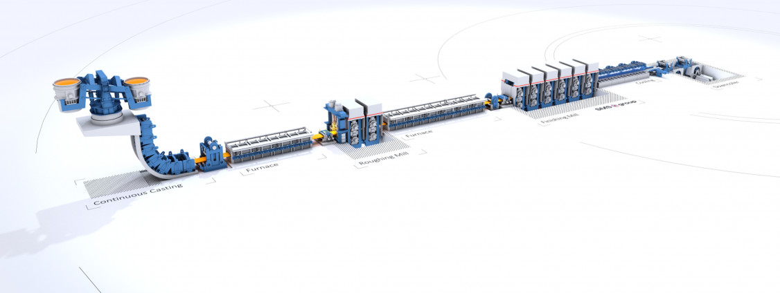 Schema einer CSP® Nexus-Anlage - Bild: SMS group