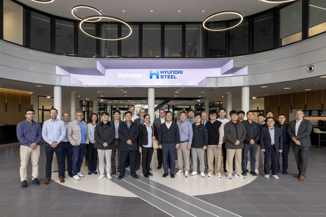 SMS group und Delegation von Hyundai Steel auf dem SMS Campus, Mönchengladbach, Deutschland - Photo: SMS group