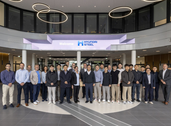 SMS group und Delegation von Hyundai Steel auf dem SMS Campus, Mönchengladbach, Deutschland