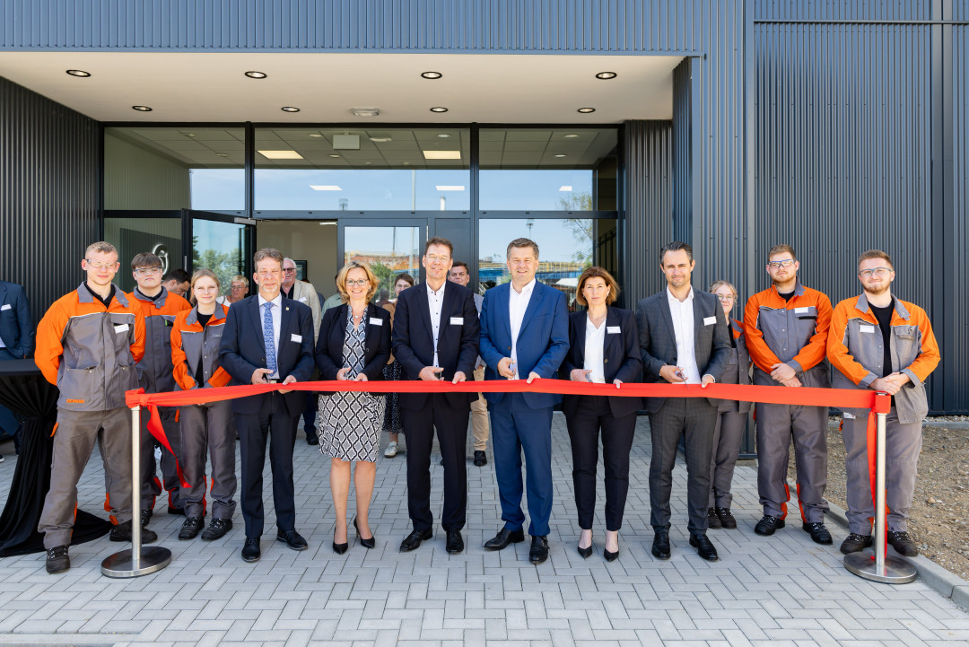Eröffnung des neuen Ausbildungs- und Kommunikationszentrums in Ilsenburg mit Sachsen-Anhalts Ministerpräsident Sven Schulze. - Photo: Salzgitter AG