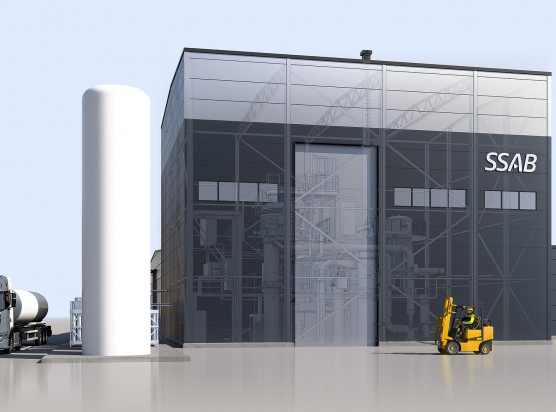 Mit der neuen Gasverdüsungsanlage kann SSAB hochwertiges Metallpulver im industriellen Maßstab herstellen und die wachsende Nachfrage bedienen