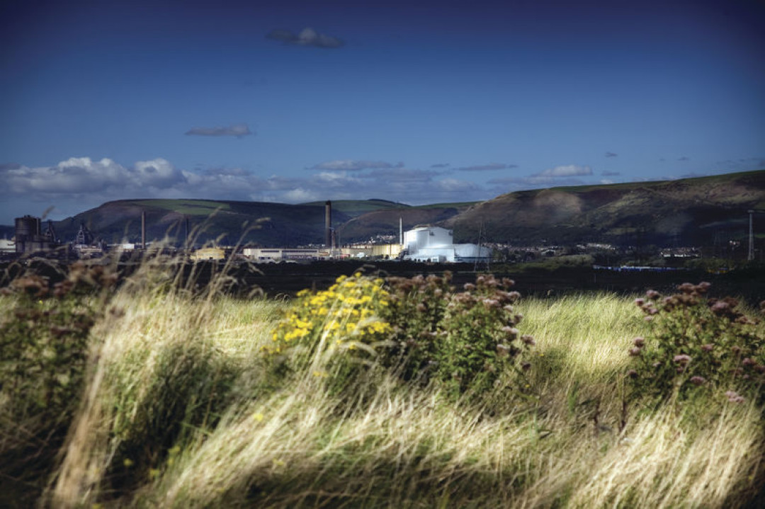 Archivbild: Standort von Tata Steel UK in Port Talbot, Wales - Photo: Tata Steel