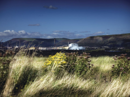 Archivbild: Standort von Tata Steel UK in Port Talbot, Wales