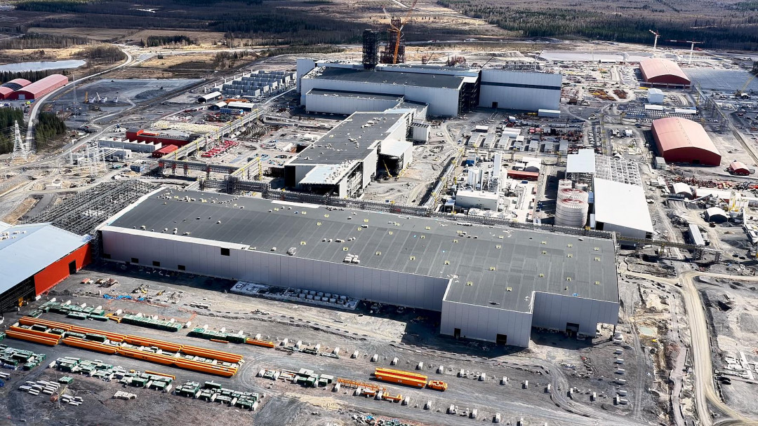 Das im Bau befindliche Stegra-Werk im nordschwedischen Boden - Photo: Stegra